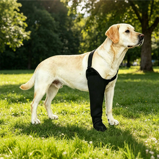 Dog Front Leg Recovery Sleeve: Anti-Lick Support Brace