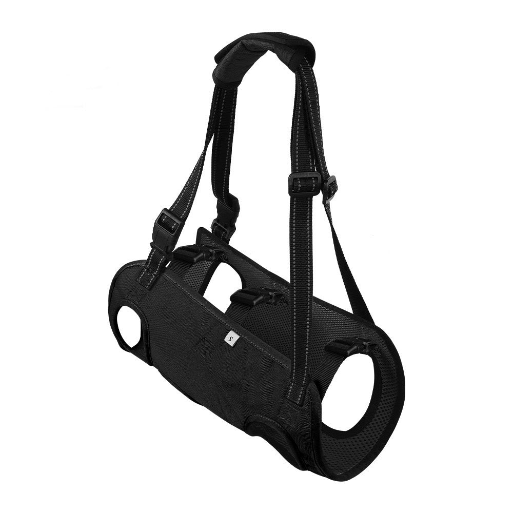 PawAble Dog Lift Harness & Backpack Carrier in Black color