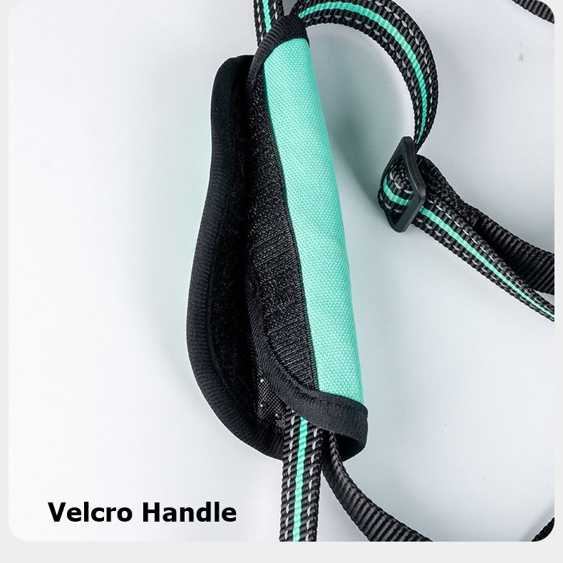 close-up the Velcro handle of Dog Lift Harness Sling for hind legs