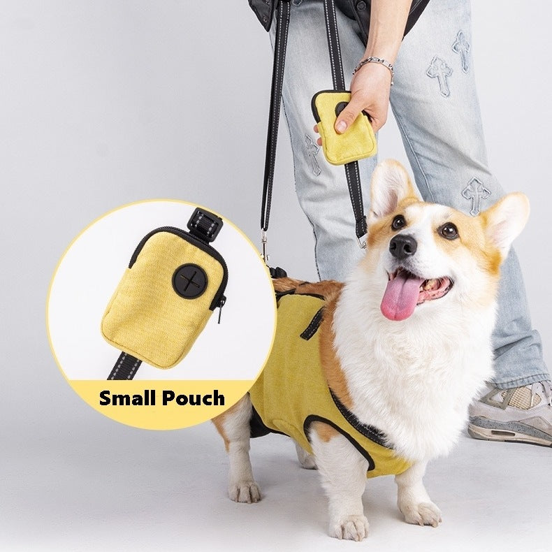 image displaying the small pouch of  Dog Lift Harness and Backpack Carrier