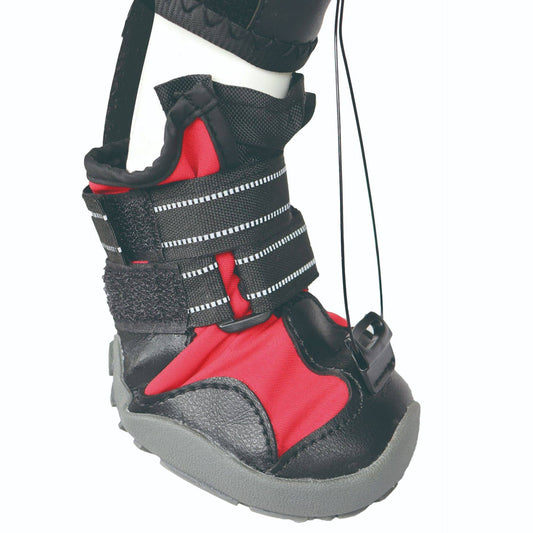 close up of a Lift Toe Drop Dog Foot Brace