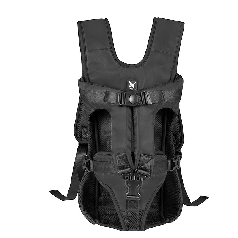 Front-Facing Dog Backpack Carrier – Adjustable & Breathable Pet Sling (Up to 15kg)