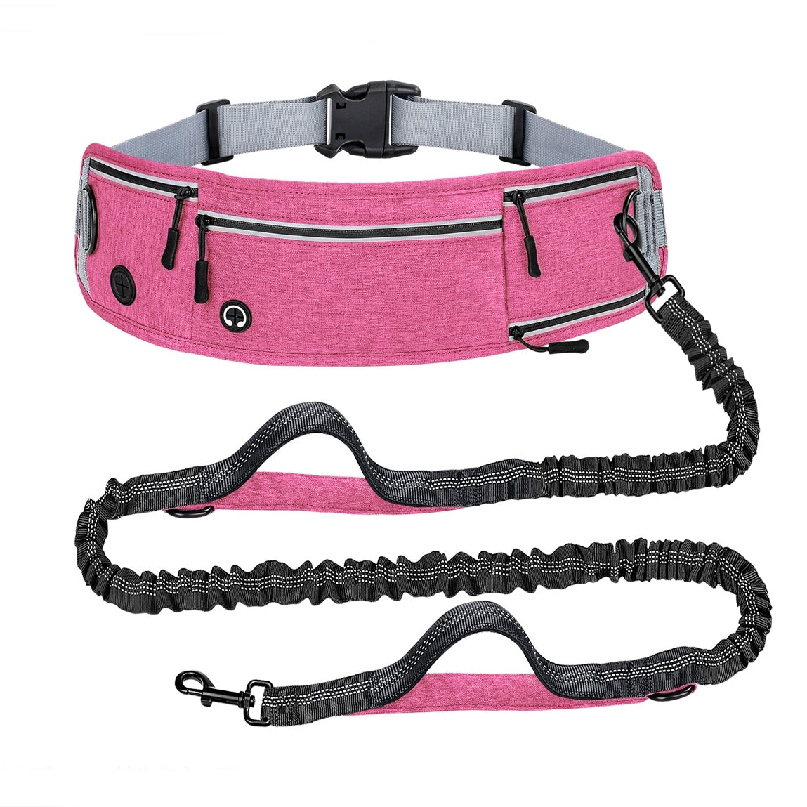 Hands-Free Dog Walking Belt with Shock-Absorbing Leash