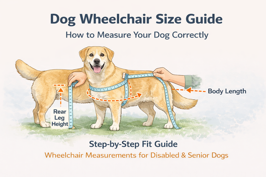 Dog Wheelchair Size Guide: Measure Your Dog Correctly