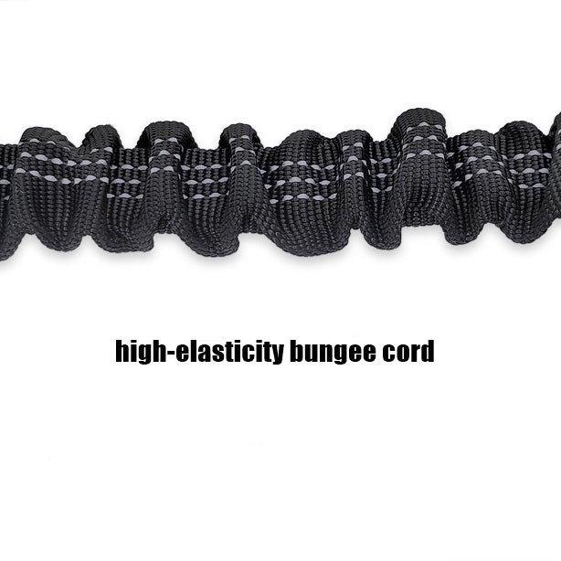 2-in-1 Bungee Dog Leash & Car Seat Belt with Shock Absorption