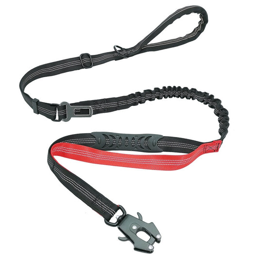 2-in-1 Bungee Dog Leash & Car Seat Belt with Shock Absorption