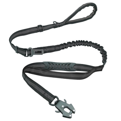 2-in-1 Bungee Dog Leash & Car Seat Belt with Shock Absorption