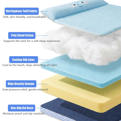 Extra Large Cooling Orthopedic Dog Bed with Washable Cover