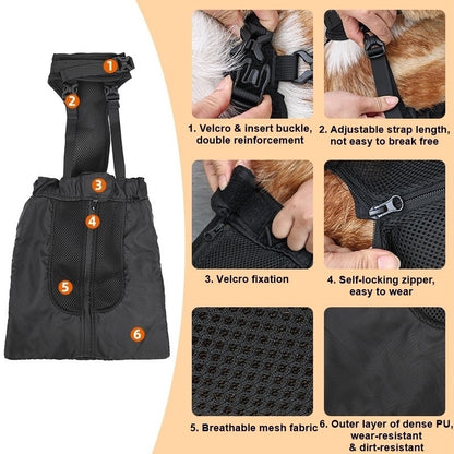 Dog Drag Bag for Disabled Rear Legs