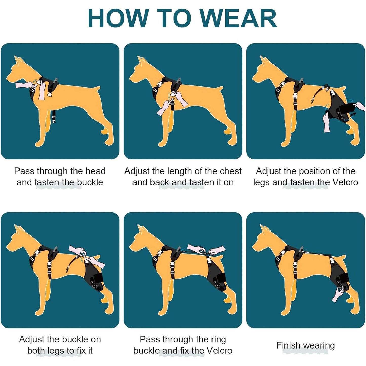 Dog Knee Brace Strap for Torn ACL