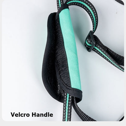 close-up the Velcro handle of Dog Lift Harness Sling for hind legs