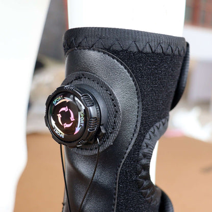 close up the adjustment knob of Lift Toe Drop Dog Not Knuckling Foot Boot Brace