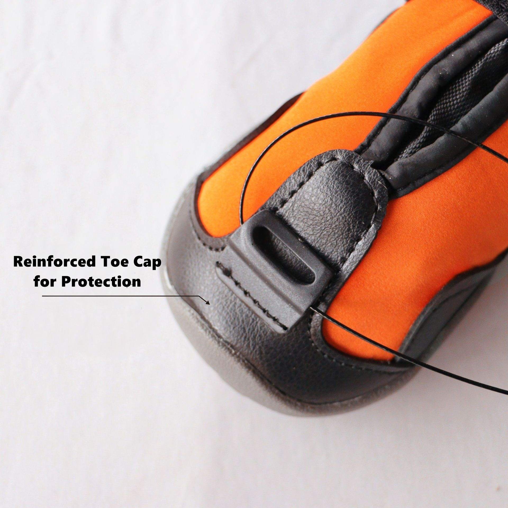 clost up the toe cap of Lift Toe Drop Dog Not Knuckling Foot Boot Brace