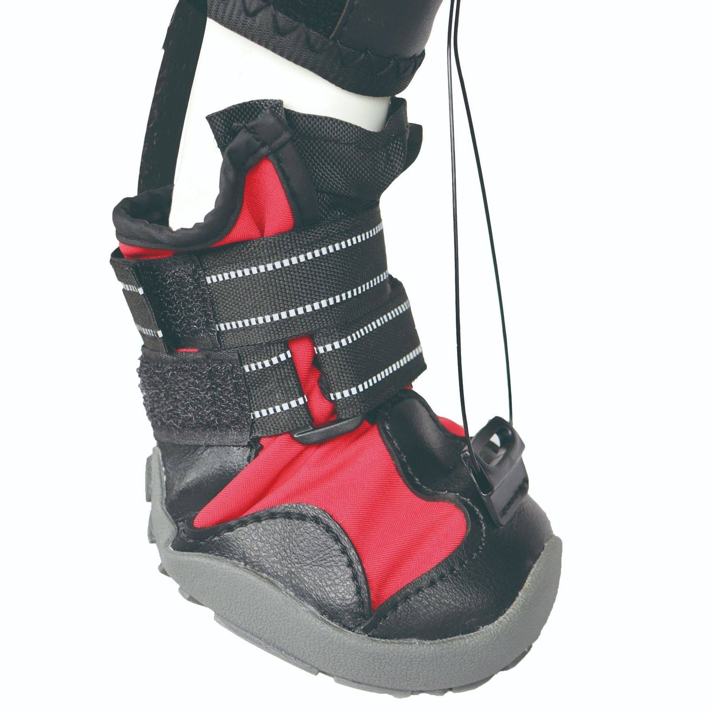 close up of a Lift Toe Drop Dog Foot Brace