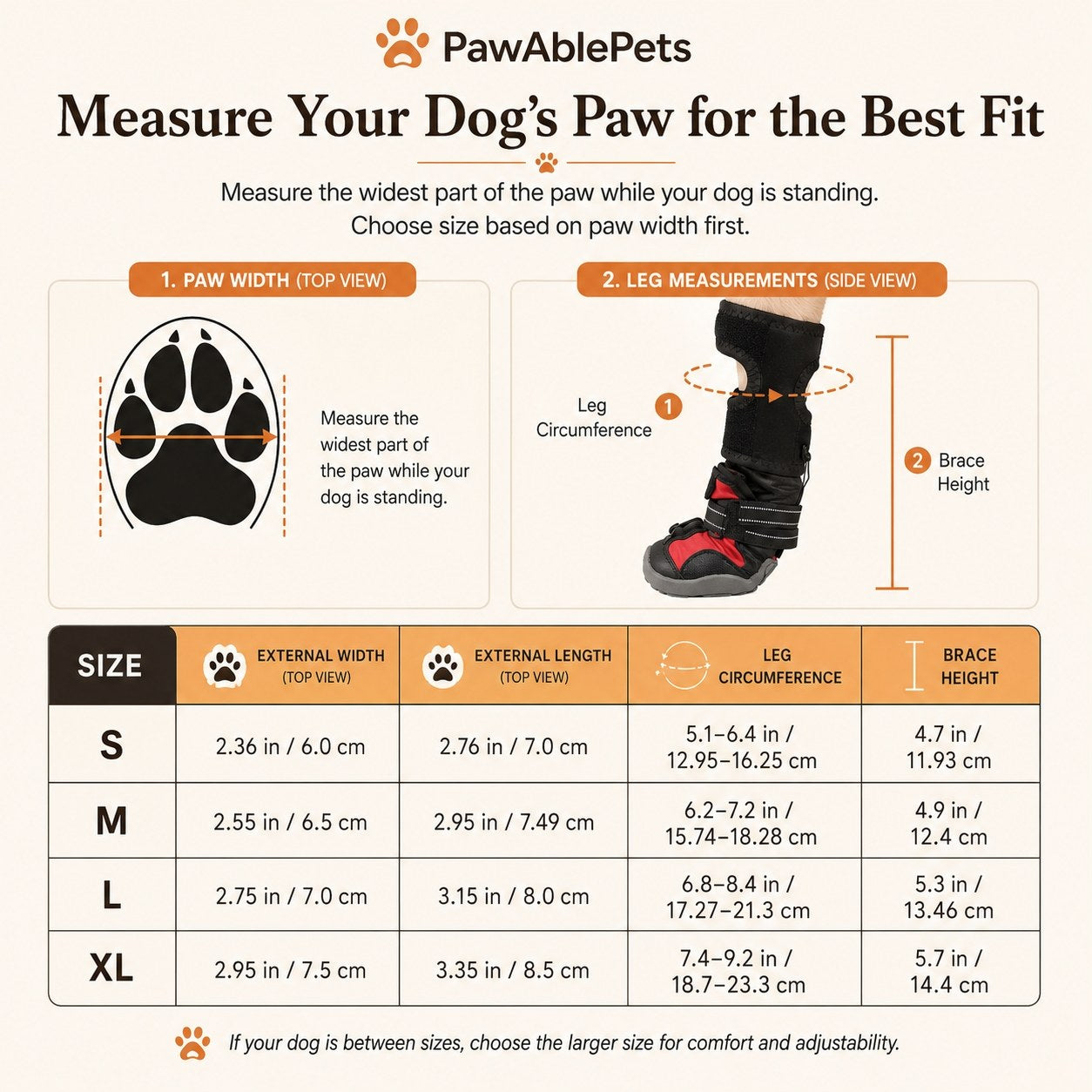 Drop Foot Brace for Dogs – Adjustable Corrective Dog Shoes with Non-Slip Sole