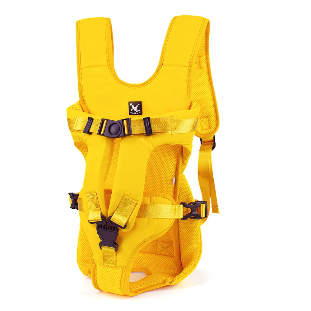 Front-Facing Dog Backpack Carrier – Adjustable & Breathable Pet Sling (Up to 15kg)