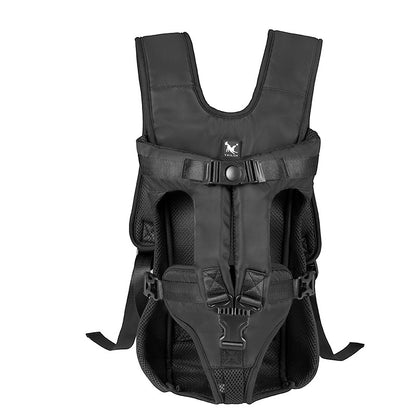 Front-Facing Dog Backpack Carrier – Adjustable & Breathable Pet Sling (Up to 15kg)