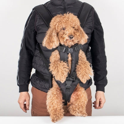 Front-Facing Dog Backpack Carrier – Adjustable & Breathable Pet Sling (Up to 15kg)
