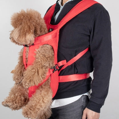 Front-Facing Dog Backpack Carrier – Adjustable & Breathable Pet Sling (Up to 15kg)