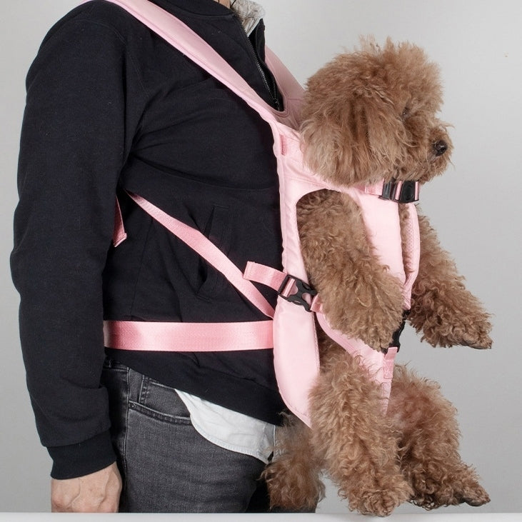 Front-Facing Dog Backpack Carrier – Adjustable & Breathable Pet Sling (Up to 15kg)