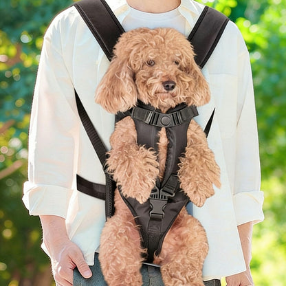 Front-Facing Dog Backpack Carrier – Adjustable & Breathable Pet Sling (Up to 15kg)