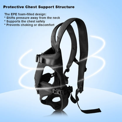 Front-Facing Dog Backpack Carrier – Adjustable & Breathable Pet Sling (Up to 15kg)