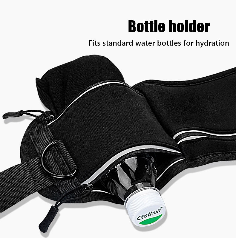Hands-Free Dog Walking Belt with Shock-Absorbing Leash