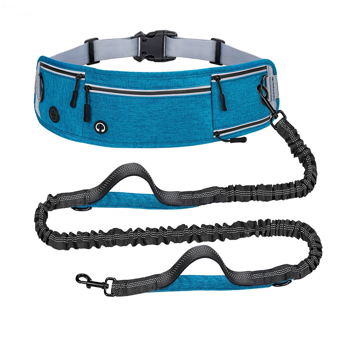 Hands-Free Dog Walking Belt with Shock-Absorbing Leash