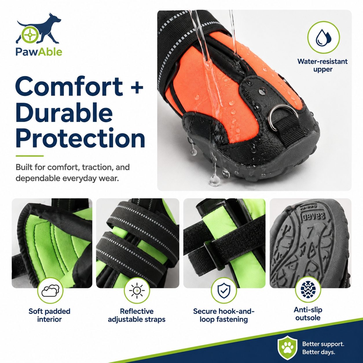 No Knuckling Drop Foot Brace for Dogs