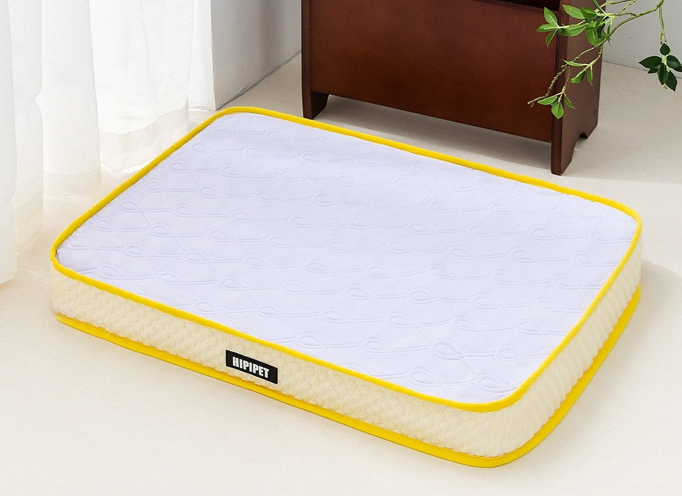 Orthopedic Latex Dog Bed with Cooling & Spine Support