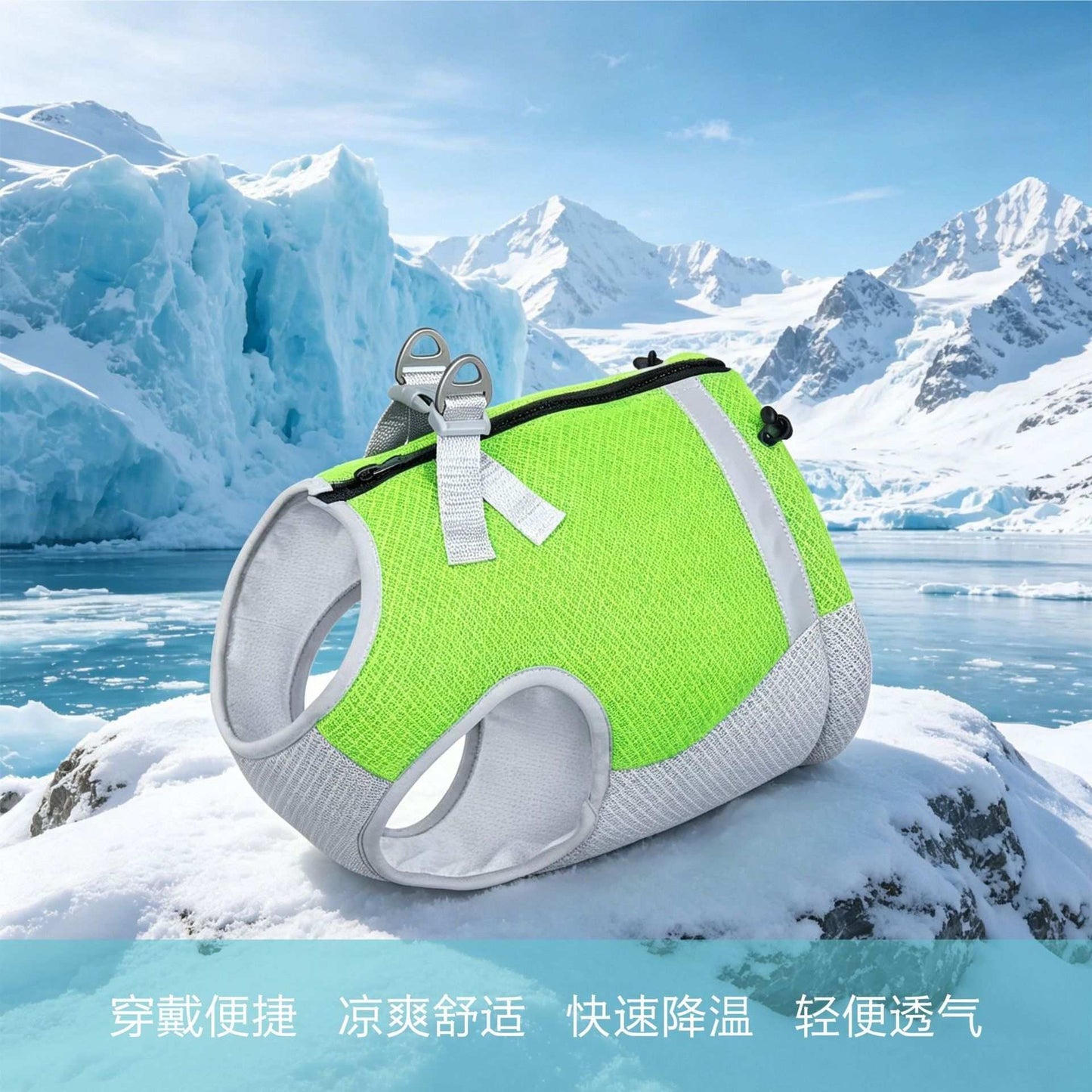 Pet Dog Cooling Harness Vest for Summer Walks