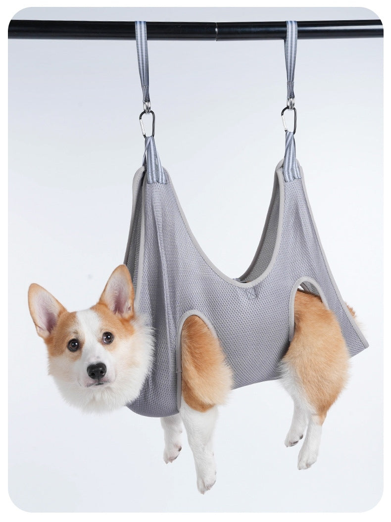 Pet Grooming Hammock Harness Kit with Nail Trimmer & Grooming Tools