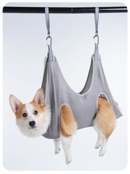 Pet Grooming Hammock Harness Kit with Nail Trimmer & Grooming Tools