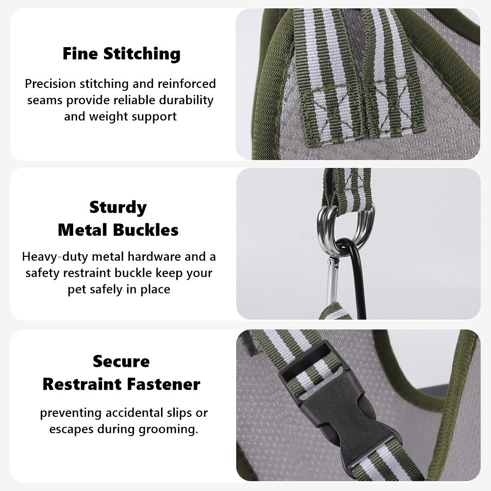 Pet Grooming Hammock Harness Kit with Nail Trimmer & Grooming Tools