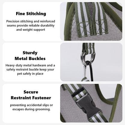 Pet Grooming Hammock Harness Kit with Nail Trimmer & Grooming Tools
