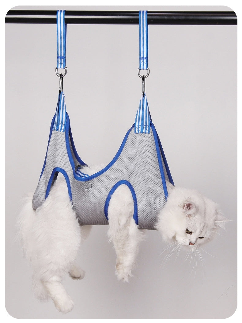 Pet Grooming Hammock Harness Kit with Nail Trimmer & Grooming Tools