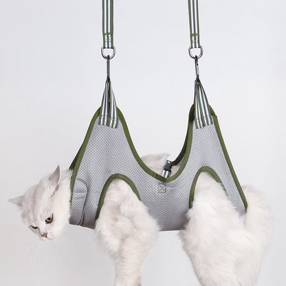 Pet Grooming Hammock Harness Kit with Nail Trimmer & Grooming Tools