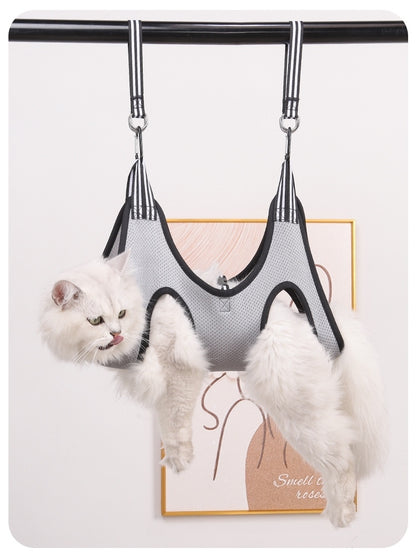 Pet Grooming Hammock Harness Kit with Nail Trimmer & Grooming Tools