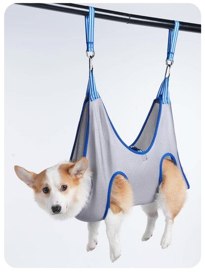 Pet Grooming Hammock Harness Kit with Nail Trimmer & Grooming Tools