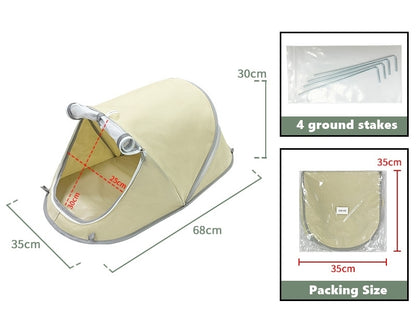 Foldable Pet Tent Portable Dog & Cat Travel Shelter