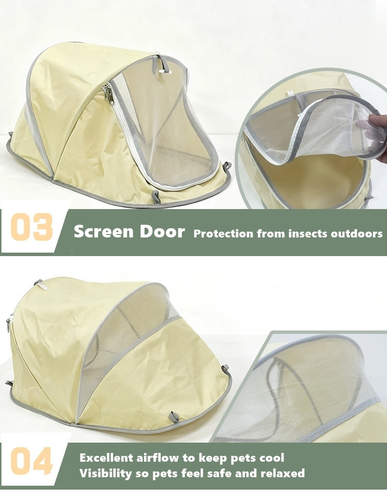 Foldable Pet Tent Portable Dog & Cat Travel Shelter