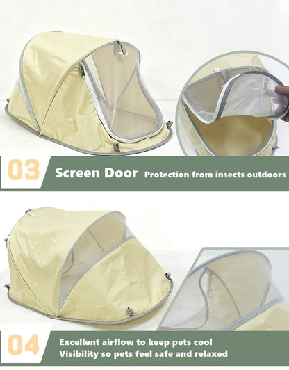 Foldable Pet Tent Portable Dog & Cat Travel Shelter