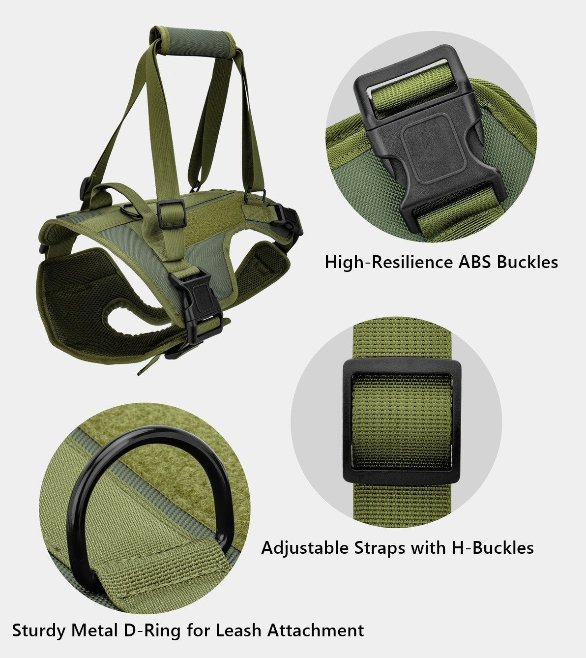 Rehabilitation Rear Lift Harness for Senior & Disabled Dogs