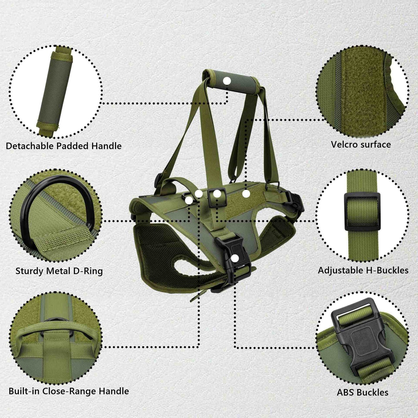 Rehabilitation Rear Lift Harness for Senior & Disabled Dogs