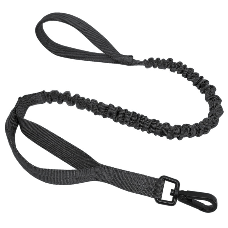 Anti-Pull Tactical Dog Leash with Shock-Absorbing Bungee Support