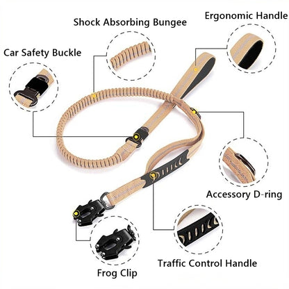 Tactical Shock Absorbing K9 Dog Leash