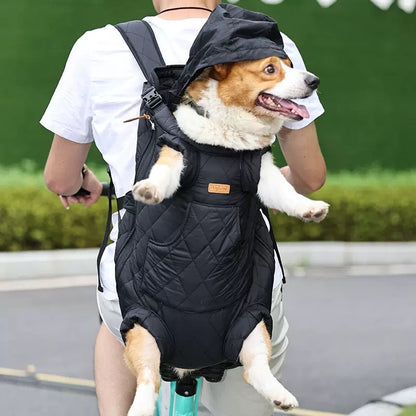 Winter Pet Backpack Carrier for Cats & Dogs