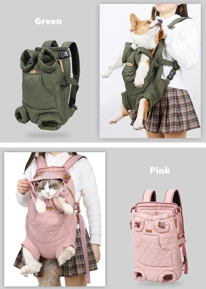Winter Pet Backpack Carrier for Cats & Dogs