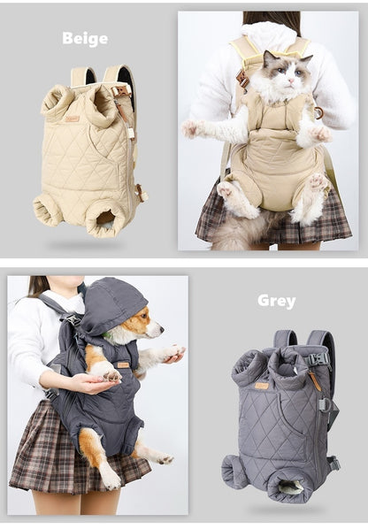 Winter Pet Backpack Carrier for Cats & Dogs