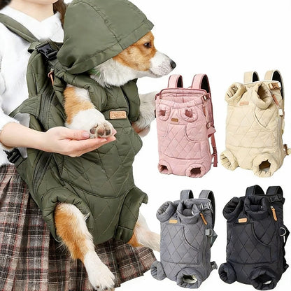 Winter Pet Backpack Carrier for Cats & Dogs